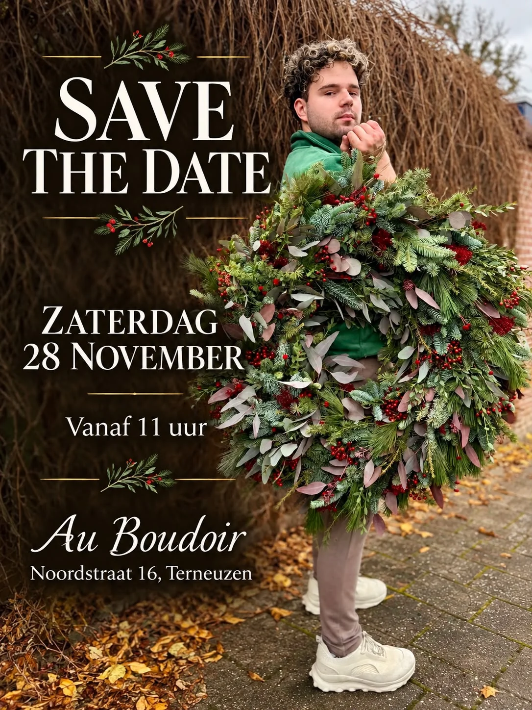 Save the date: De Groene Zeeuw bij Au Boudoir, Noordstraat 16 Terneuzen, zaterdag 28 november vanaf 11:00 uur